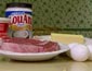 Picture of eggs, butter, coconut oil, meat.