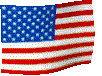 American Flag waving.